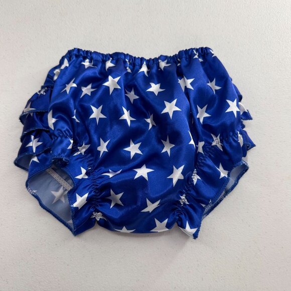 OshKosh Bgosh 2T Girls Red White & Blue Ombre Dress Star-Print Bloomer Patriotic - Picture 7 of 8